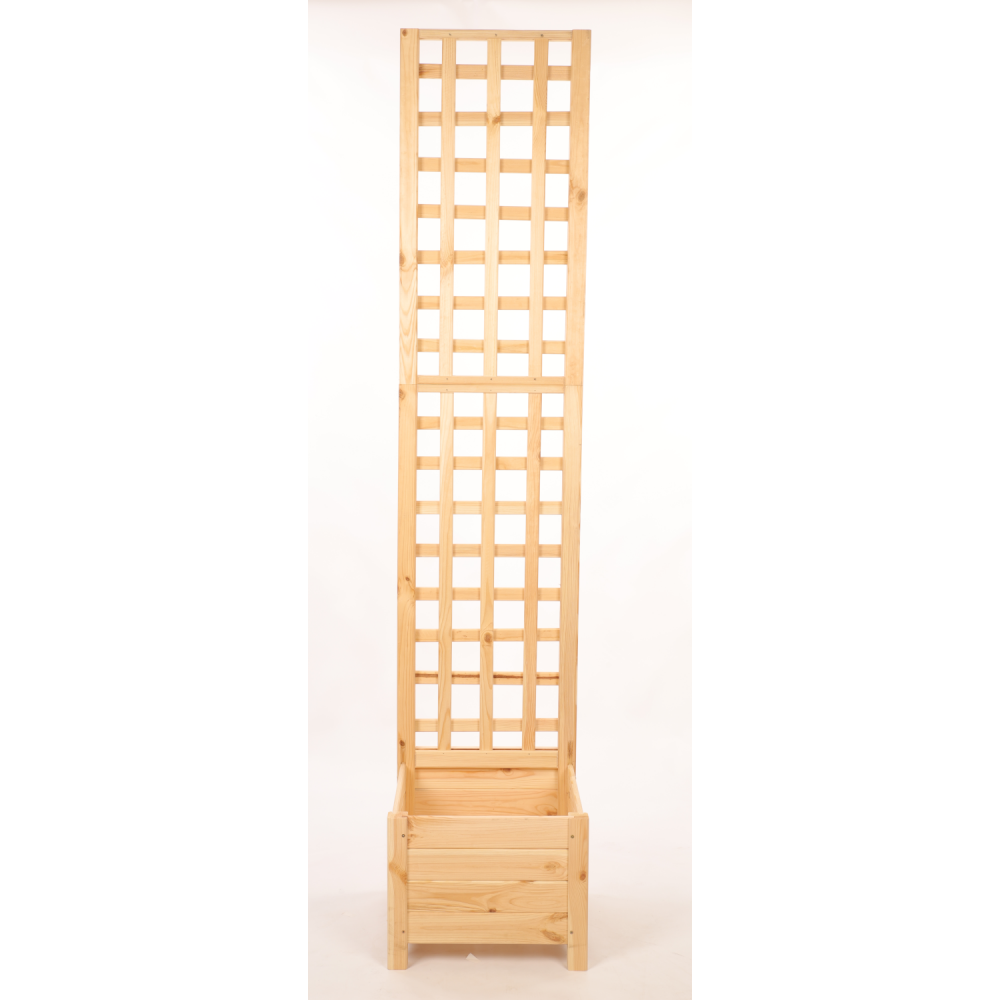 Pergola drewniana wysoka doniczka skrzynka na kwiaty 190x40x40 na nogach