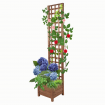 Pergola drewniana wysoka doniczka skrzynka na kwiaty 190x40x40 na nogach
