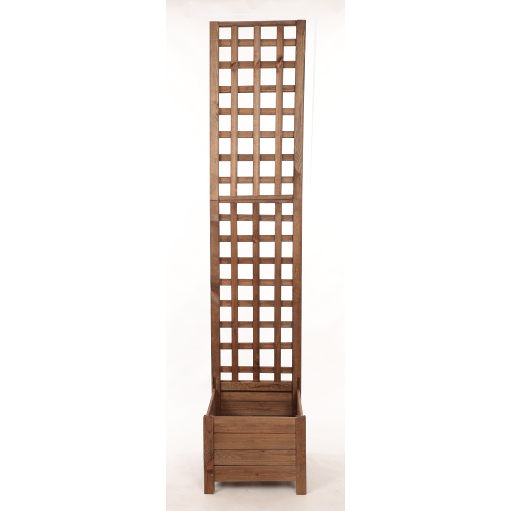 Pergola drewniana wysoka doniczka skrzynka na kwiaty 190x40x40 na nogach