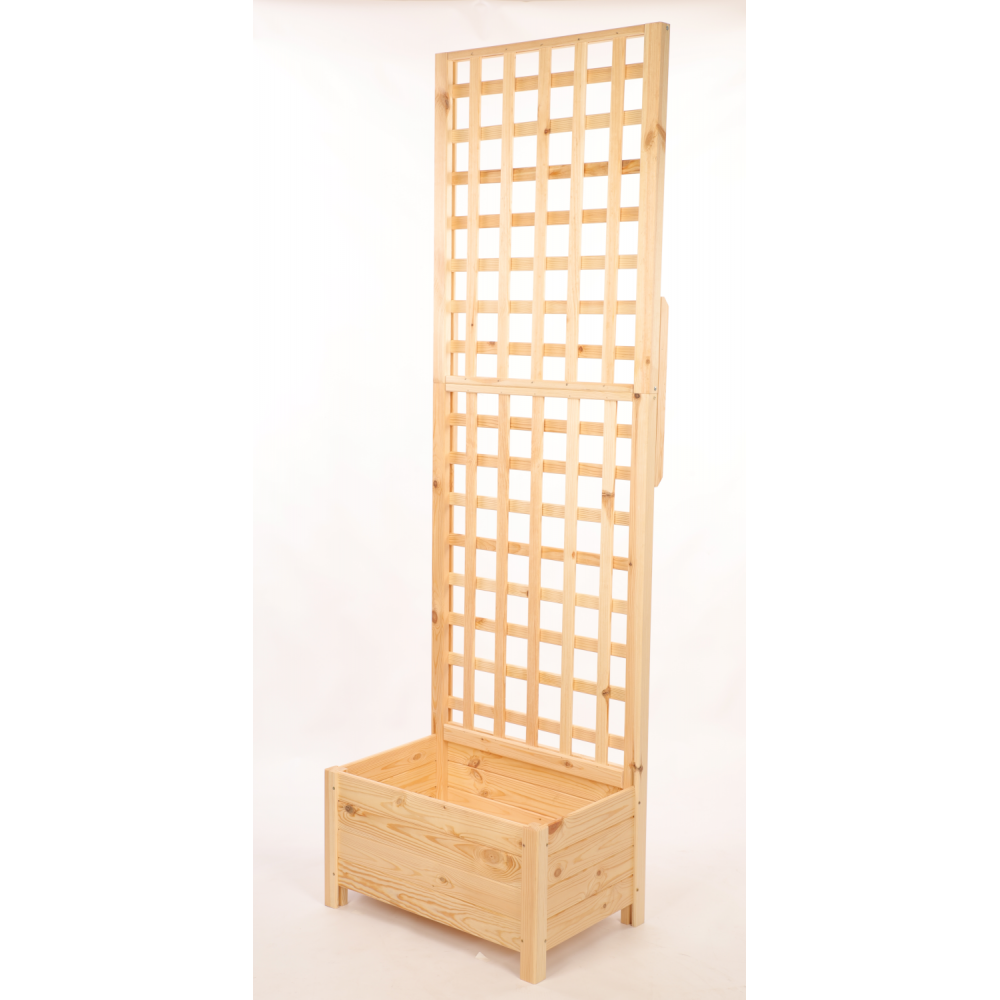 Pergola drewniana wysoka doniczka skrzynka na kwiaty 190x60x40 na nogach