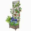 Pergola drewniana wysoka doniczka skrzynka na kwiaty 190x60x40 na nogach