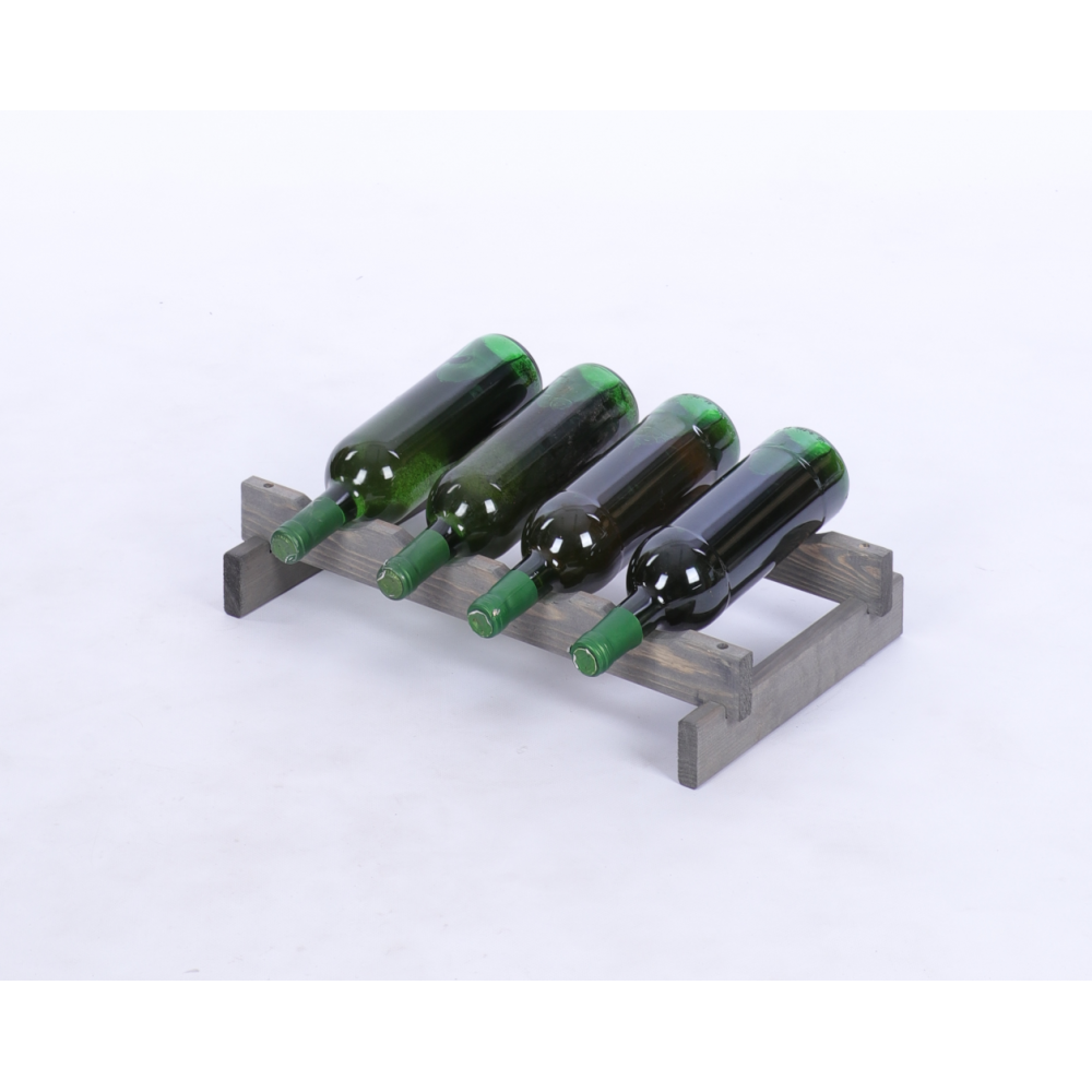 Stojak na wino regał modułowy na butelki 1x4 but WĄSKI ECO BEZ NARZĘDZI