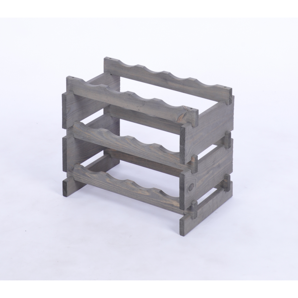 Stojak na wino regał modułowy na butelki 3x4 but WĄSKI ECO BEZ NARZĘDZI