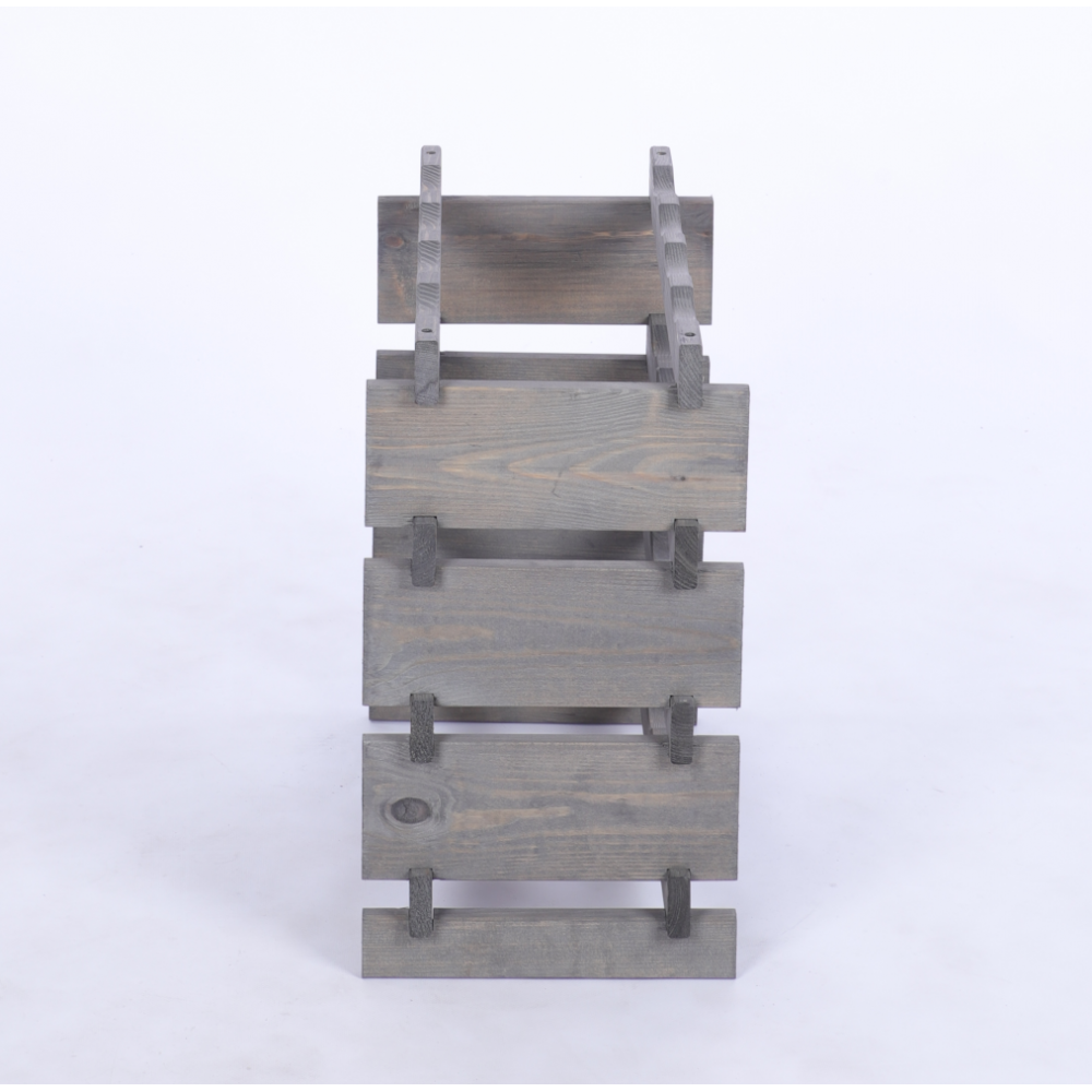 Stojak na wino regał modułowy na butelki 4x4 but WĄSKI ECO BEZ NARZĘDZI