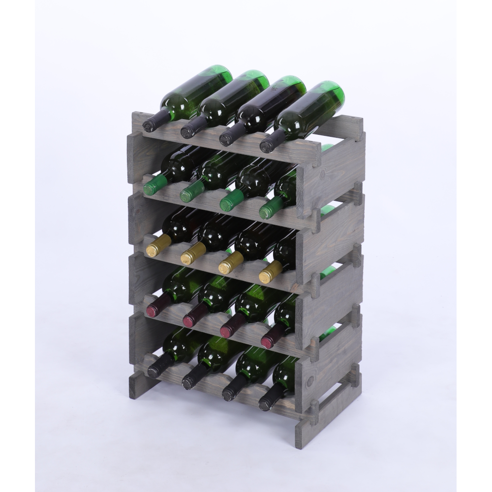 Stojak na wino regał modułowy na butelki 5x4 but BUDUJ JAK KLOCKI EKO