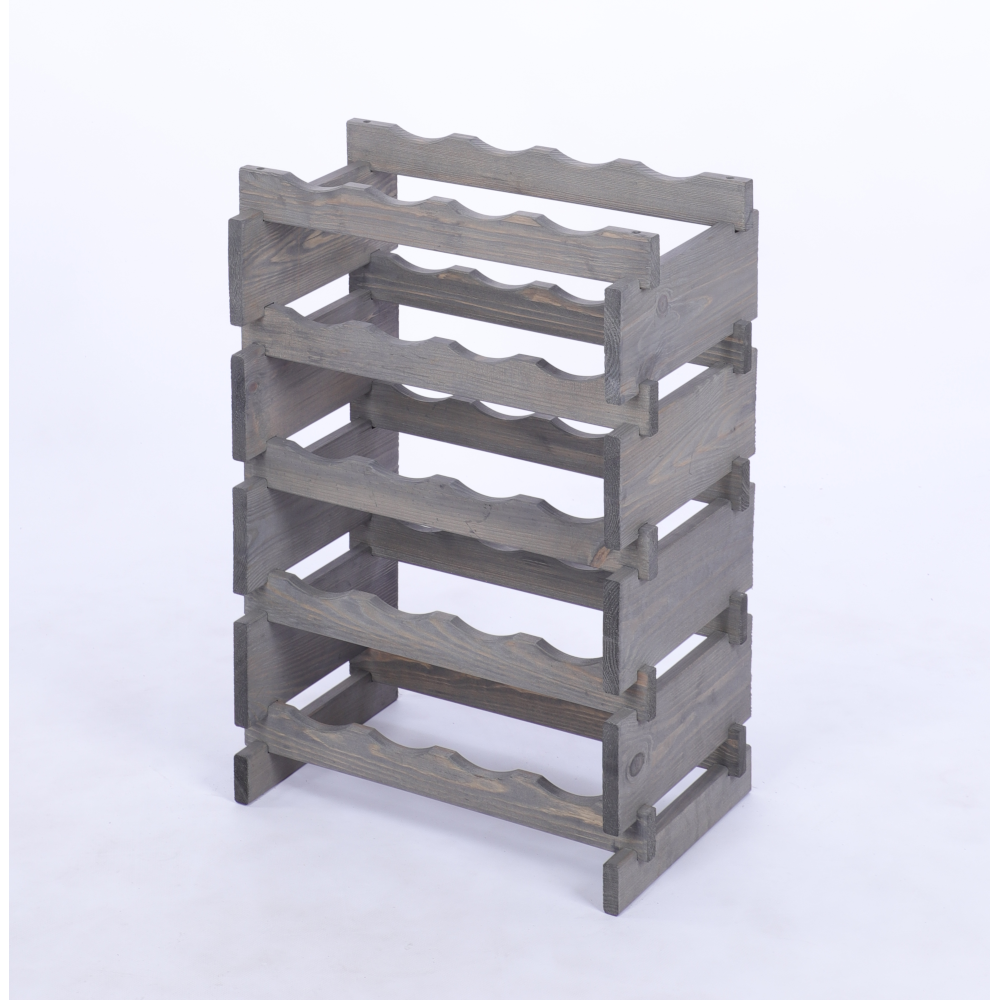 Stojak na wino regał modułowy na butelki 5x4 but BUDUJ JAK KLOCKI EKO