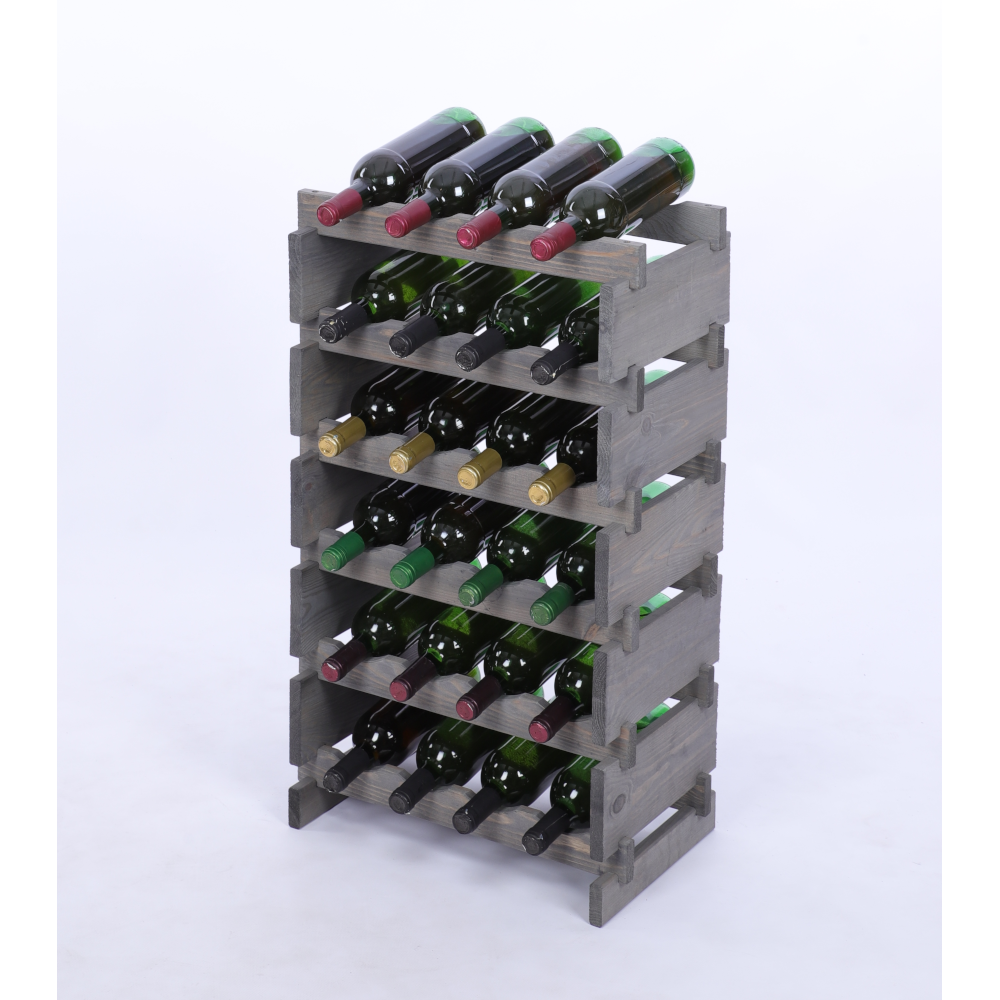 Stojak na wino regał modułowy na butelki 6x4 but BUDUJ JAK KLOCKI EKO