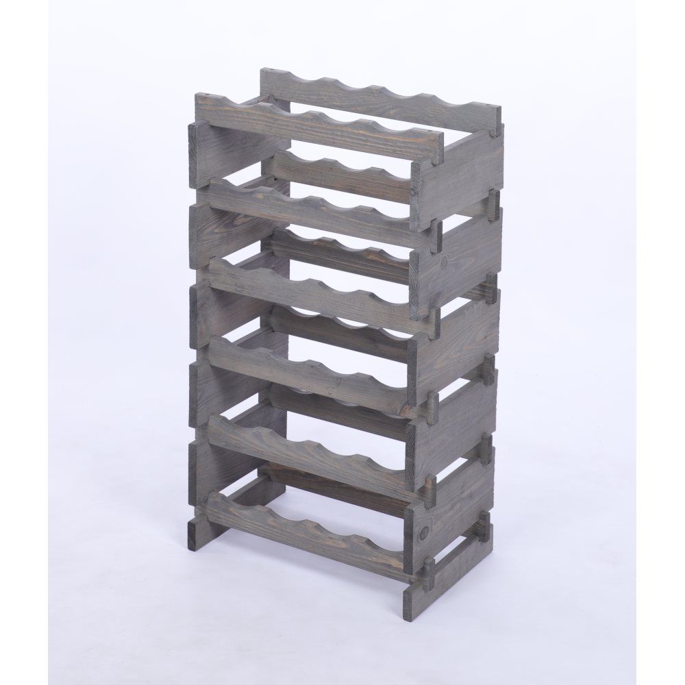 Stojak na wino regał modułowy na butelki 6x4 but BUDUJ JAK KLOCKI EKO