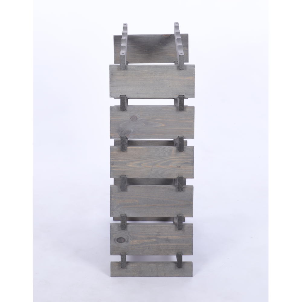 Stojak na wino regał modułowy na butelki 6x4 but BUDUJ JAK KLOCKI EKO