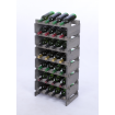 Stojak na wino regał modułowy na butelki 7x4 but BUDUJ JAK KLOCKI EKO