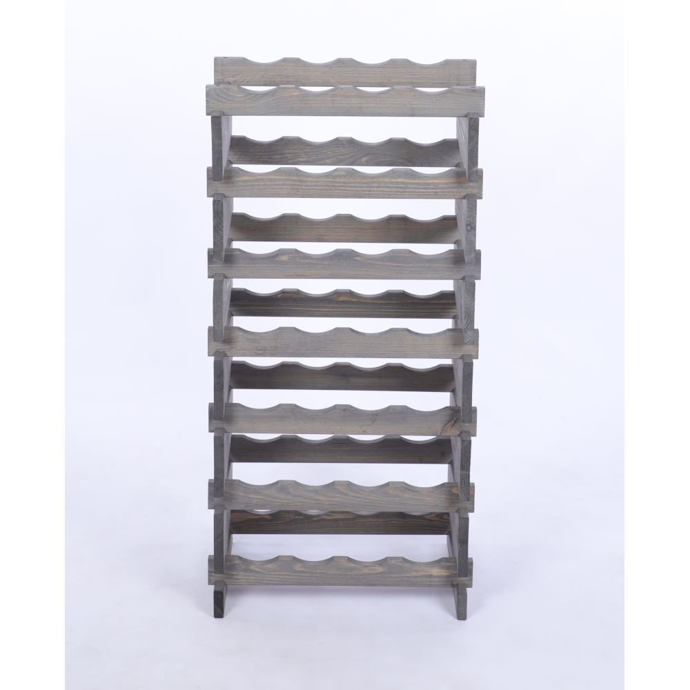 Stojak na wino regał modułowy na butelki 7x4 but BUDUJ JAK KLOCKI EKO