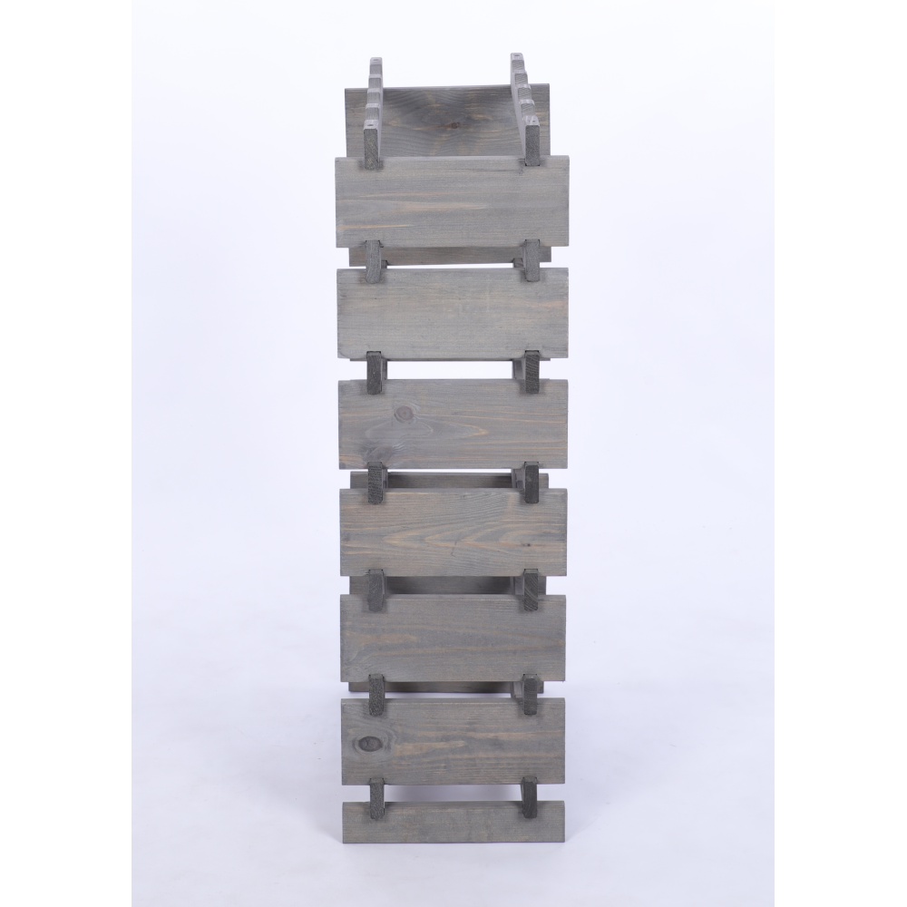 Stojak na wino regał modułowy na butelki 7x4 but BUDUJ JAK KLOCKI EKO