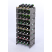 Stojak na wino regał modułowy na butelki 8x4 but WĄSKI ECO BEZ NARZĘDZI