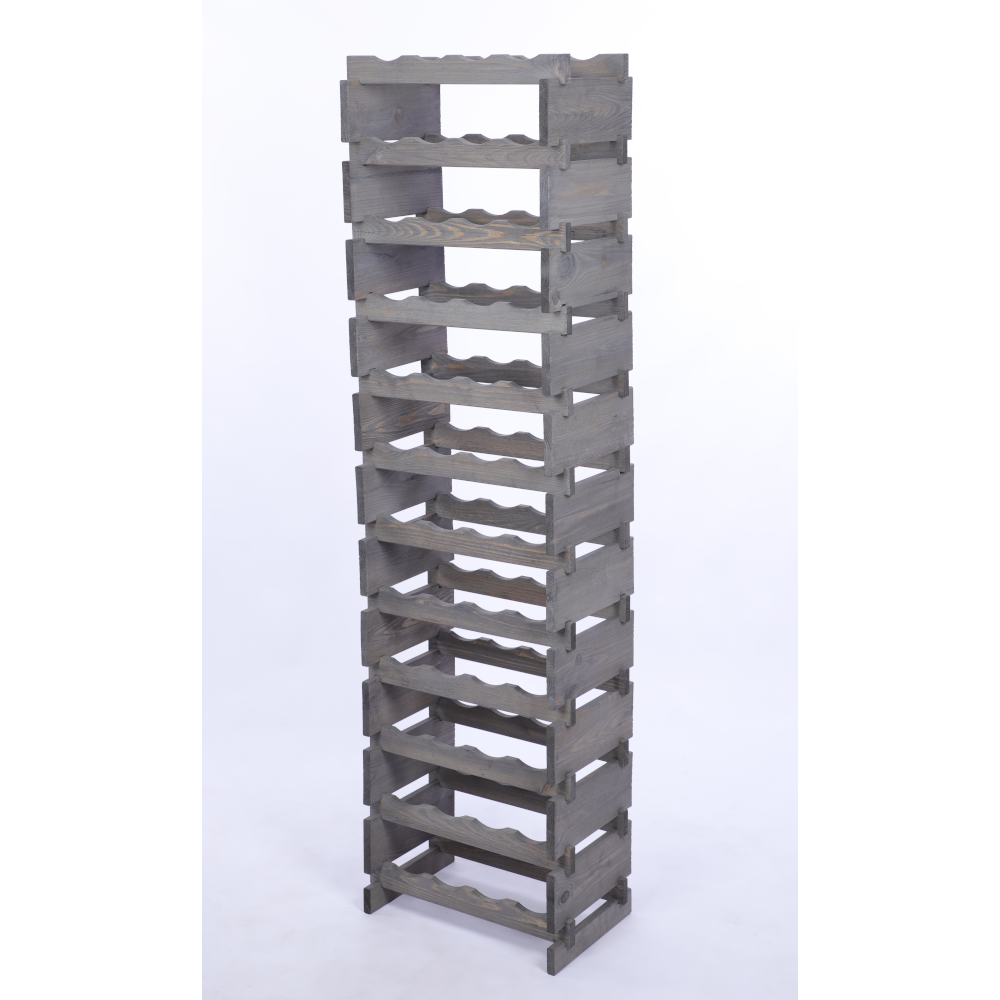 Stojak na wino regał modułowy na butelki 12x4 but DUŻY MONTAŻ BEZ NARZĘDZI