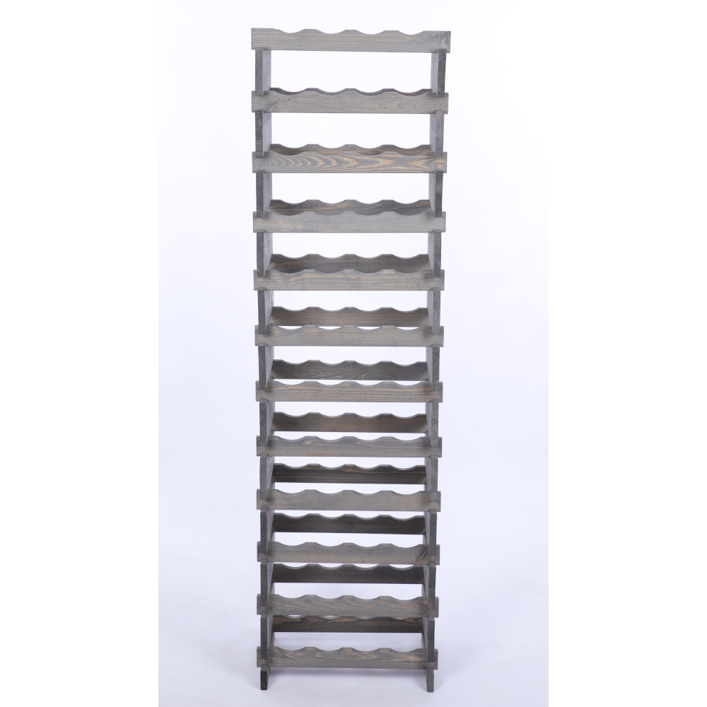 Stojak na wino regał modułowy na butelki 12x4 but DUŻY MONTAŻ BEZ NARZĘDZI