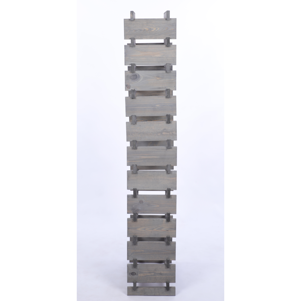 Stojak na wino regał modułowy na butelki 12x4 but DUŻY MONTAŻ BEZ NARZĘDZI