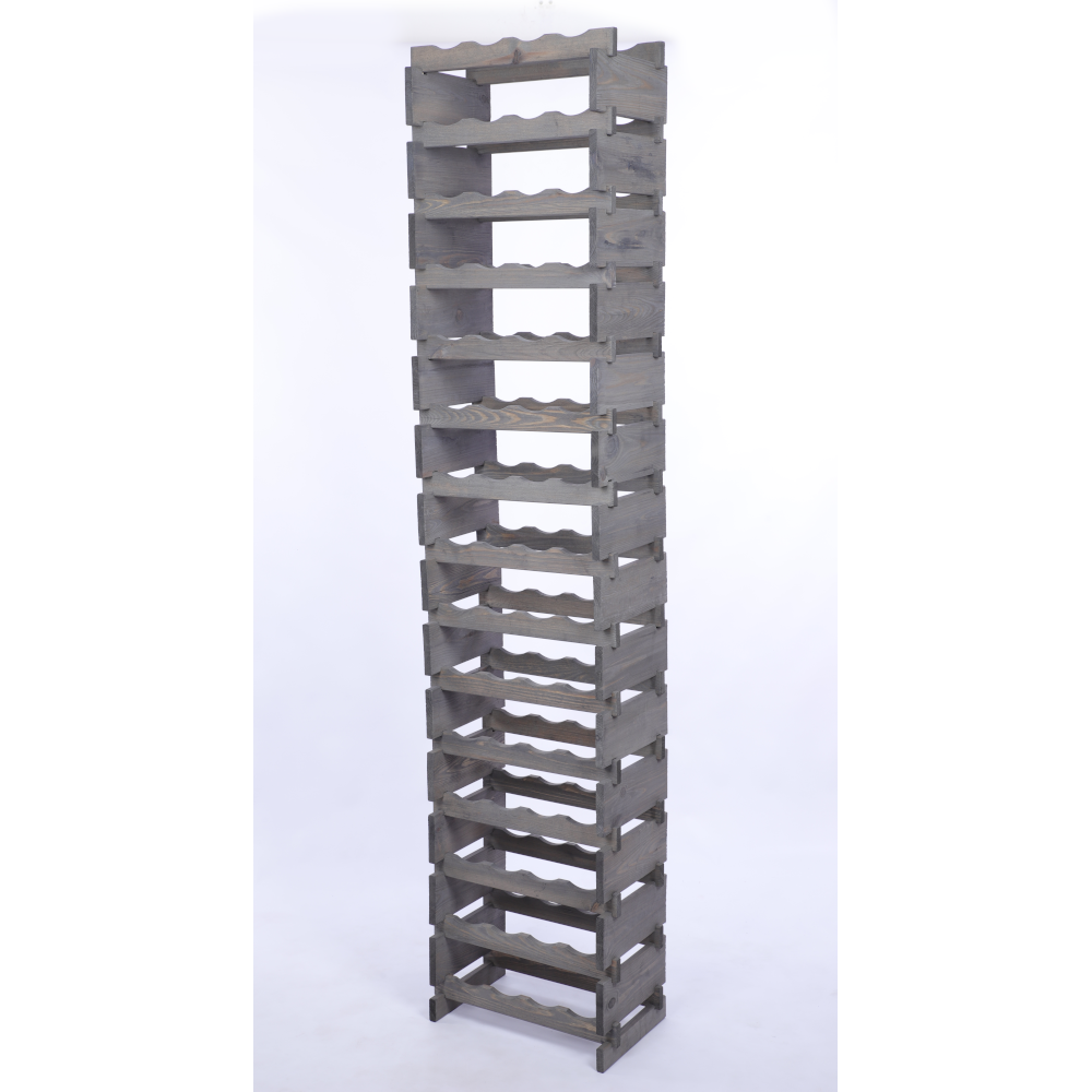 Stojak na wino regał modułowy na butelki 15x4 but WYSOKI BEZ NARZĘDZI