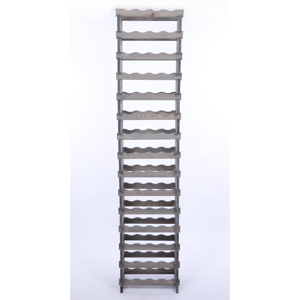 Stojak na wino regał modułowy na butelki 15x4 but WYSOKI BEZ NARZĘDZI