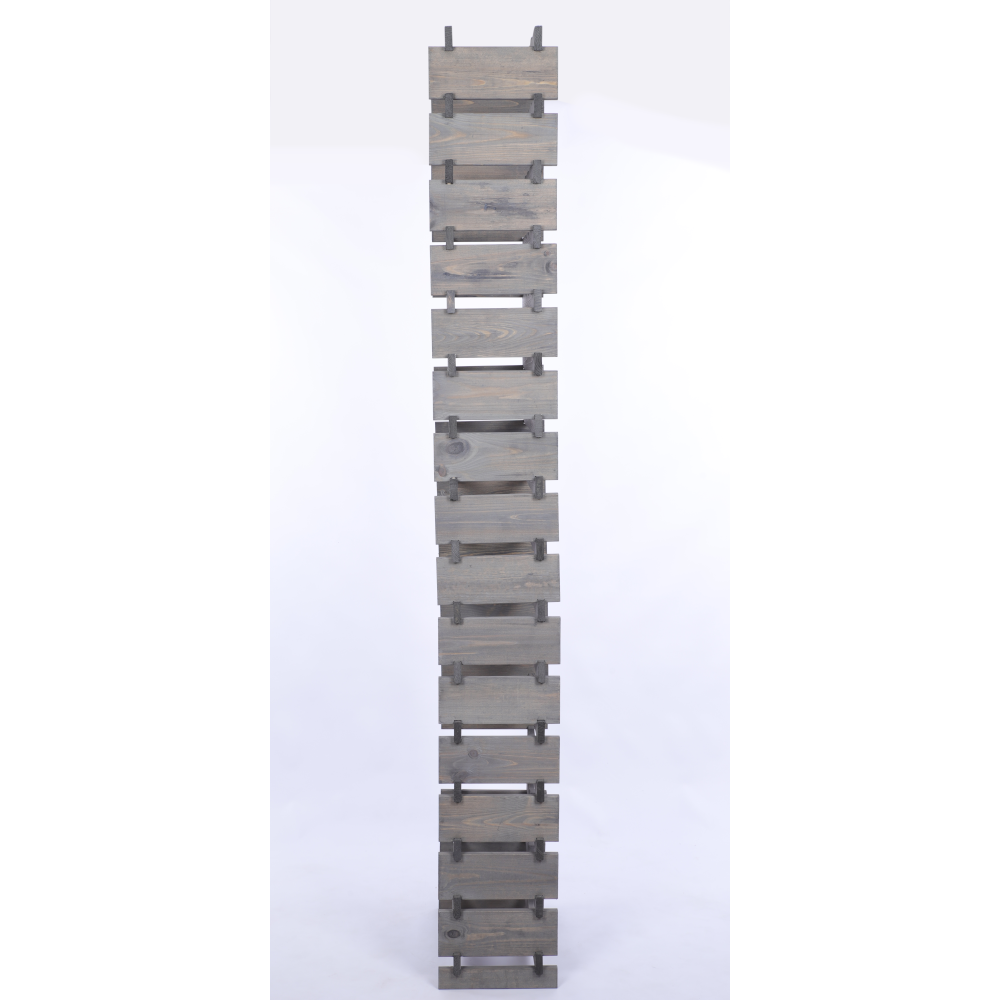 Stojak na wino regał modułowy na butelki 16x4 but WYSOKI BEZ NARZĘDZI