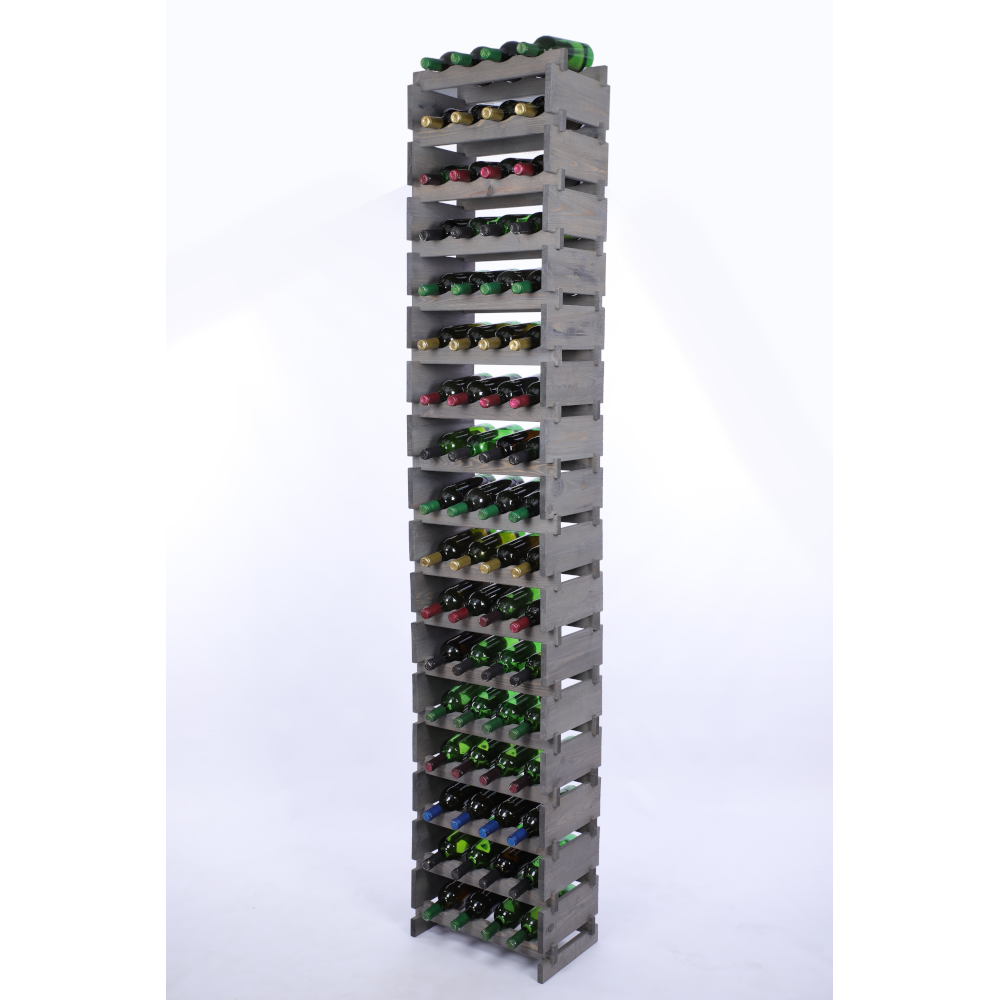 Stojak na wino regał modułowy na butelki 17x4 but WYSOKI BEZ NARZĘDZI