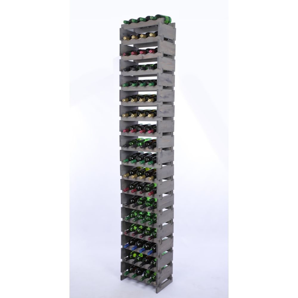 Stojak na wino regał modułowy na butelki 18x4 but WYSOKI BEZ NARZĘDZI