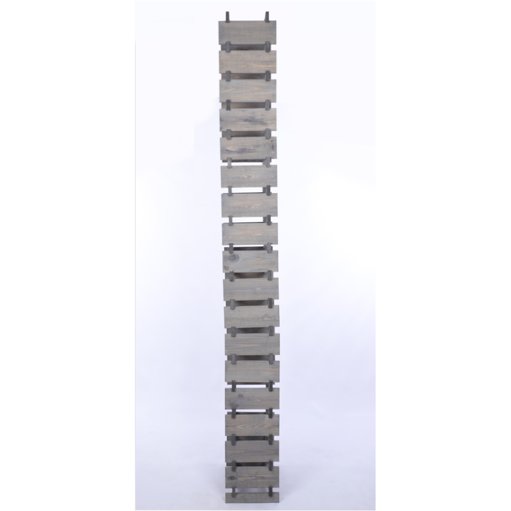 Stojak na wino regał modułowy na butelki 18x4 but WYSOKI BEZ NARZĘDZI