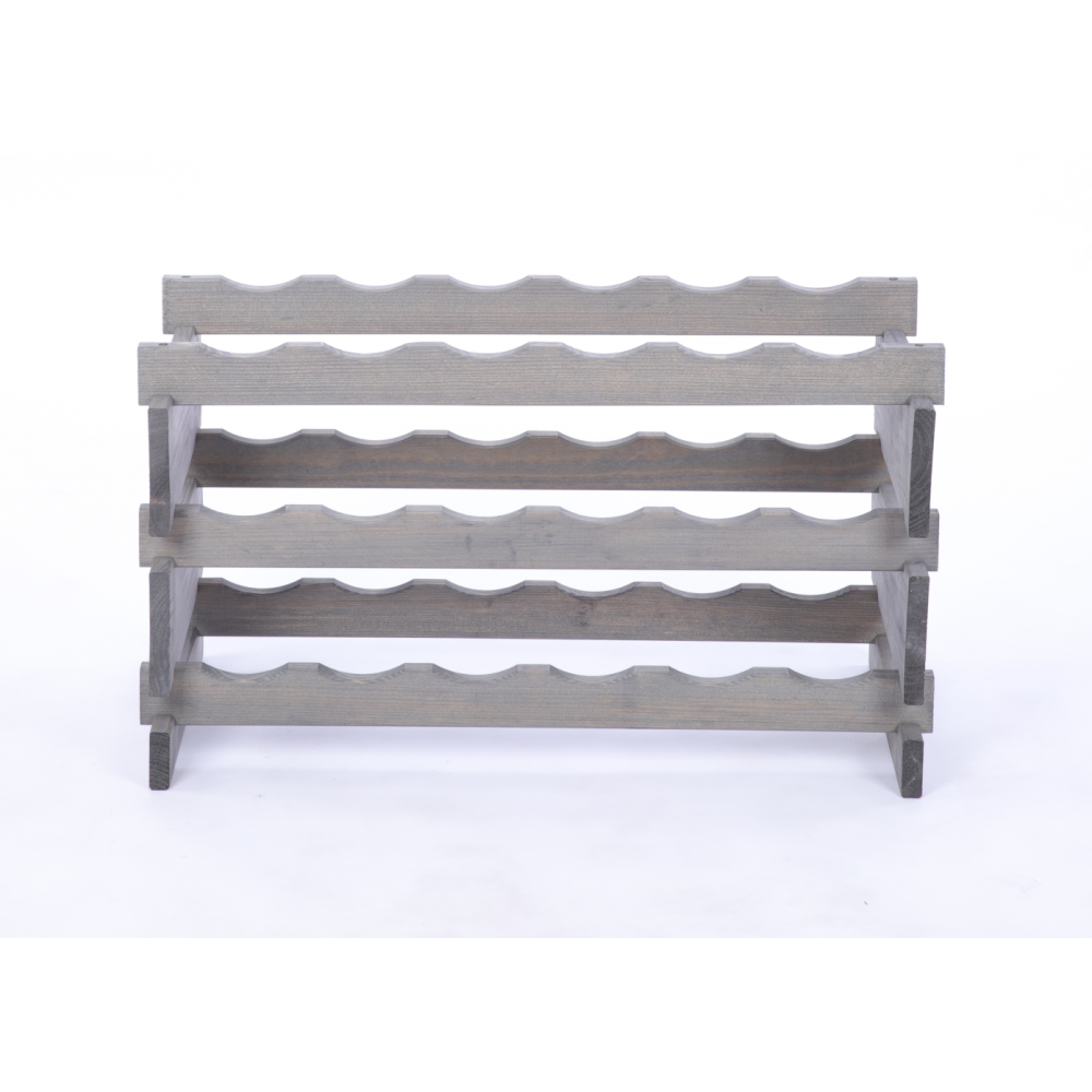 Stojak na butelki regał modułowy na wino 3x6 but POLSKI EKO BEZ NARZĘDZI