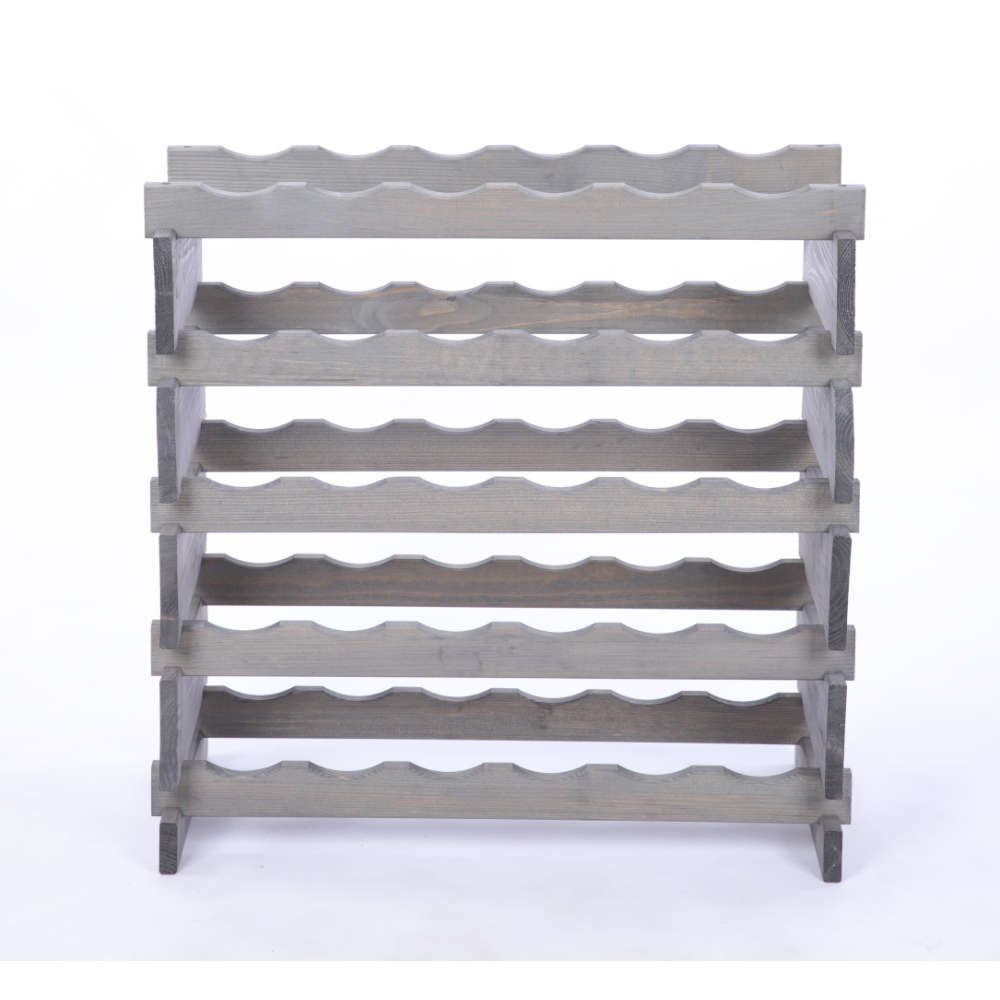 Stojak na butelki regał modułowy na wino 5x6 but BUDUJ JAK KLOCKI ECO