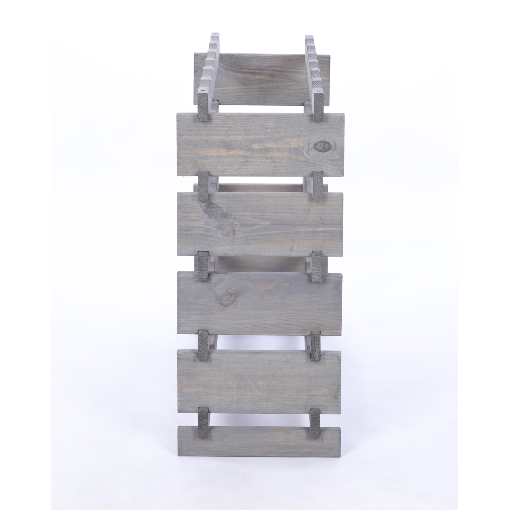 Stojak na butelki regał modułowy na wino 5x6 but BUDUJ JAK KLOCKI ECO