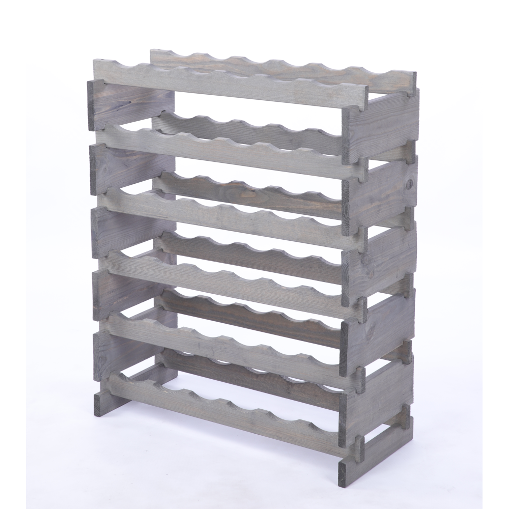 Stojak na butelki regał modułowy na wino 6x6 but BUDUJ JAK KLOCKI ECO