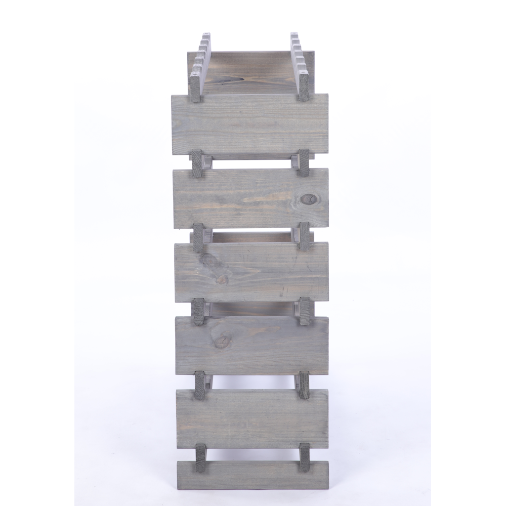 Stojak na butelki regał modułowy na wino 6x6 but BUDUJ JAK KLOCKI ECO