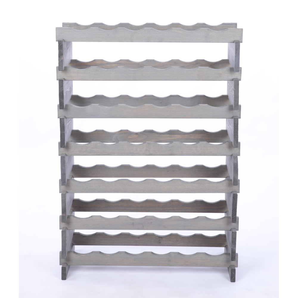 Stojak na butelki regał modułowy na wino 7x6 but BUDUJ JAK KLOCKI ECO