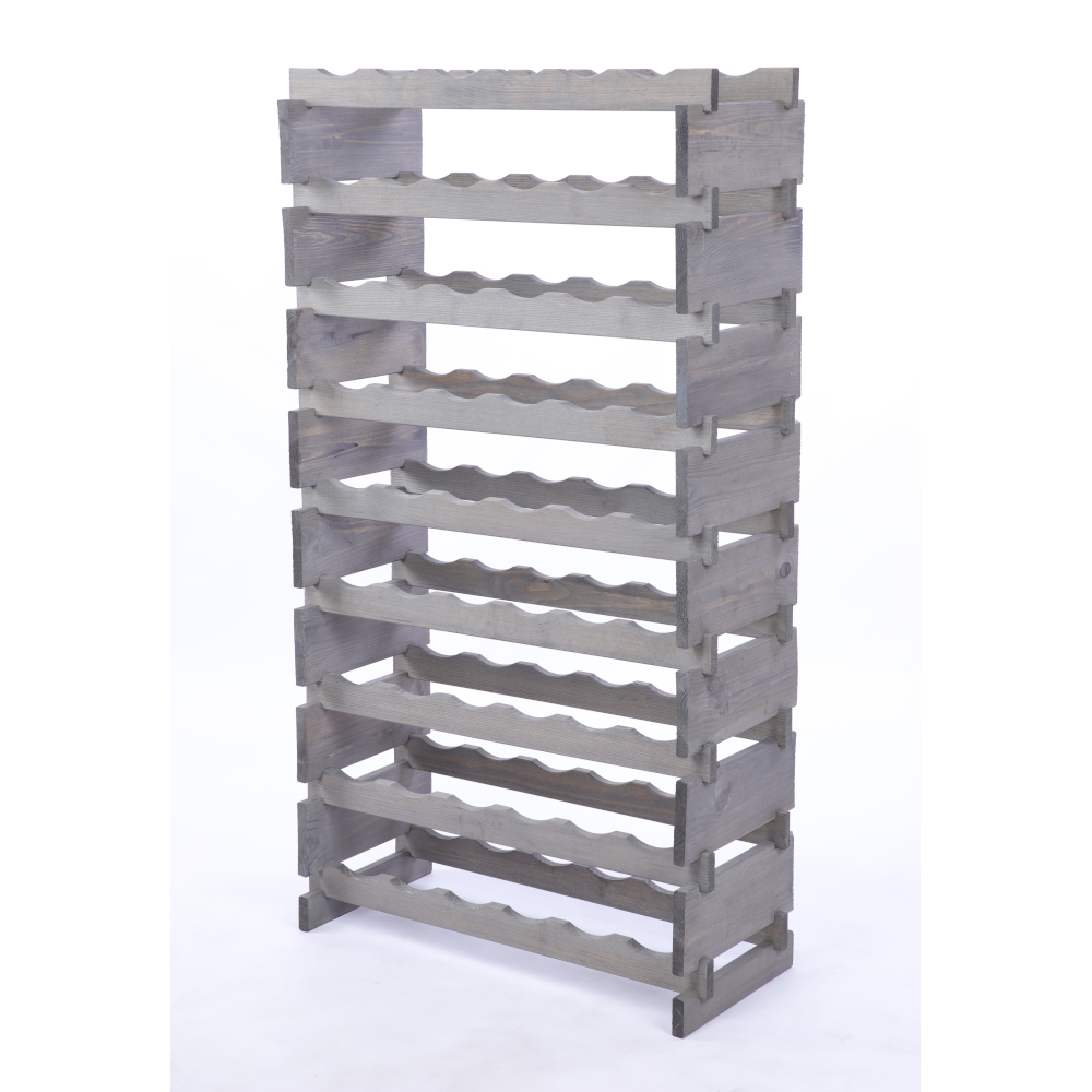 Stojak na butelki regał modułowy na wino 9x6 but POLSKI EKO BEZ NARZĘDZI