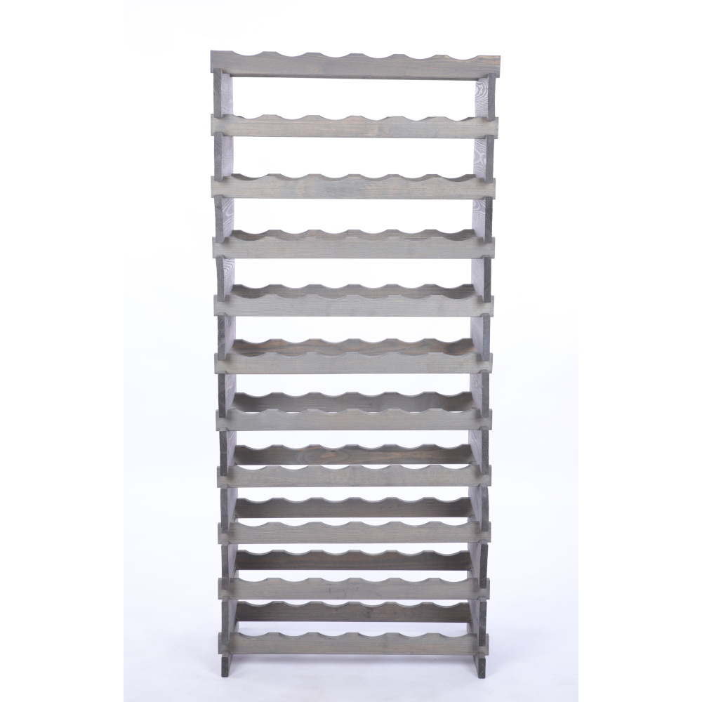 Stojak na butelki regał modułowy na wino 11x6 but DUŻY MONTAŻ BEZ NARZĘDZI