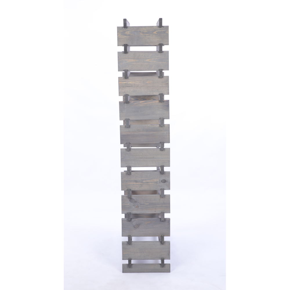 Stojak na butelki regał modułowy na wino 11x6 but DUŻY MONTAŻ BEZ NARZĘDZI