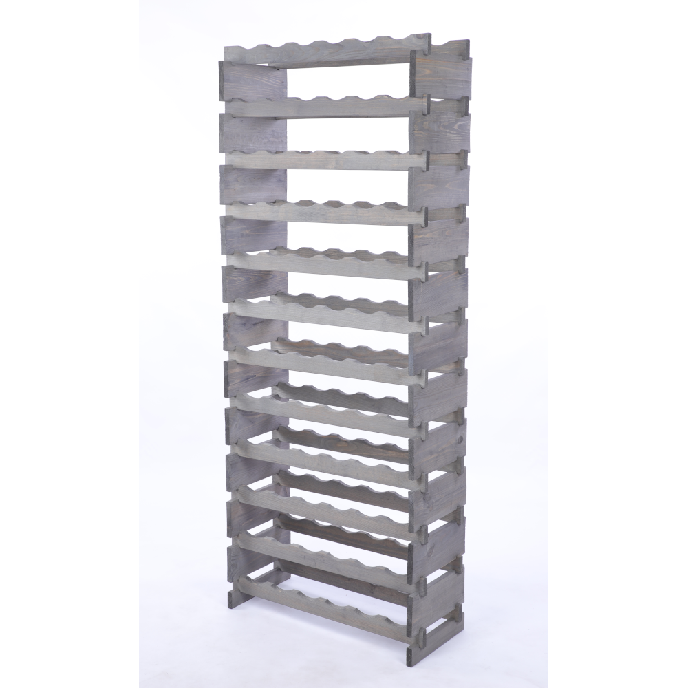 Stojak na butelki regał modułowy na wino 12x6 but DUŻY MONTAŻ BEZ NARZĘDZI