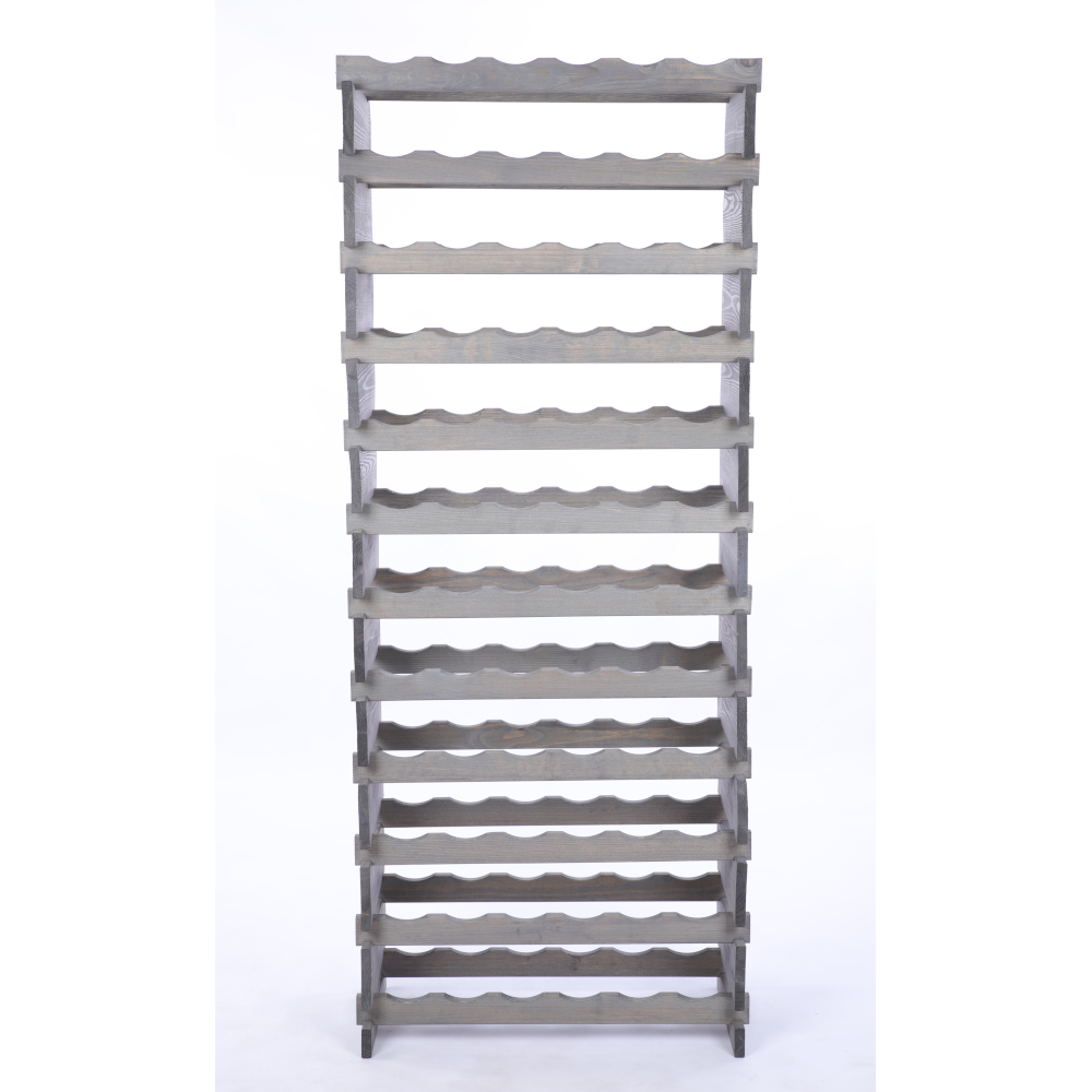 Stojak na butelki regał modułowy na wino 12x6 but DUŻY MONTAŻ BEZ NARZĘDZI