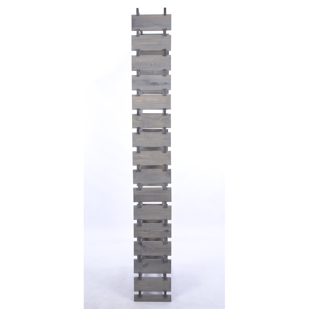 Stojak na butelki regał modułowy na wino 16x6 but WYSOKI BEZ NARZĘDZI