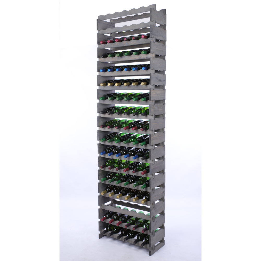 Stojak na butelki regał modułowy na wino 17x6 but WYSOKI BEZ NARZĘDZI