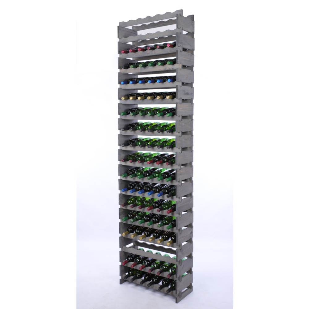 Stojak na butelki regał modułowy na wino 18x6 but WYSOKI BEZ NARZĘDZI