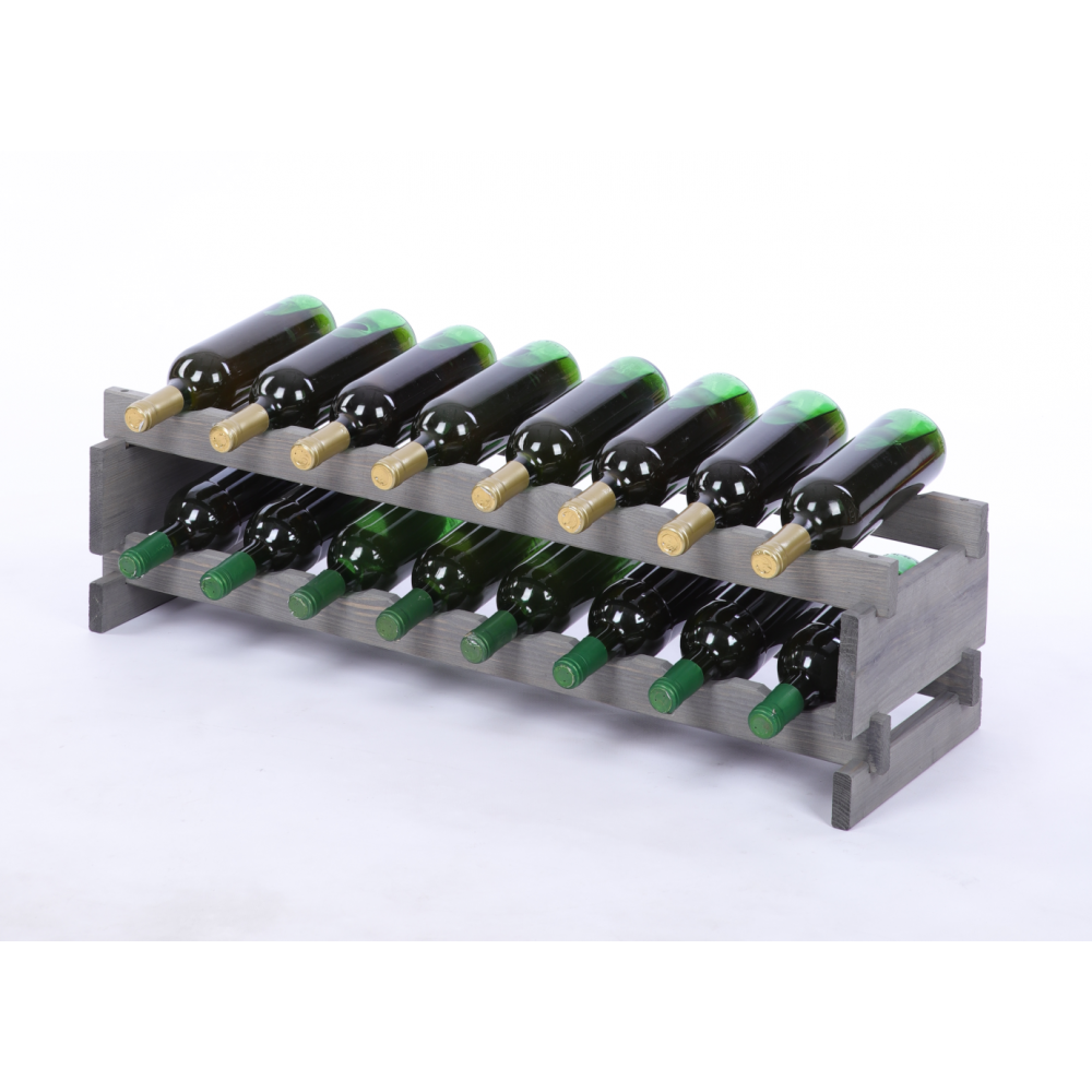 Stojak na wino regał modułowy na butelki 2x8 but WSZYSTKIE TYPY BUTELEK