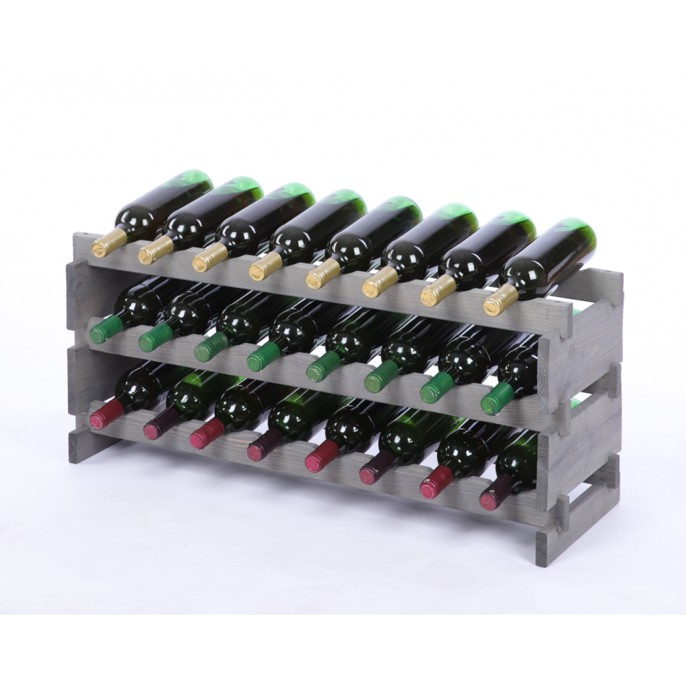 Stojak na wino regał modułowy na butelki 3x8 but WSZYSTKIE TYPY BUTELEK