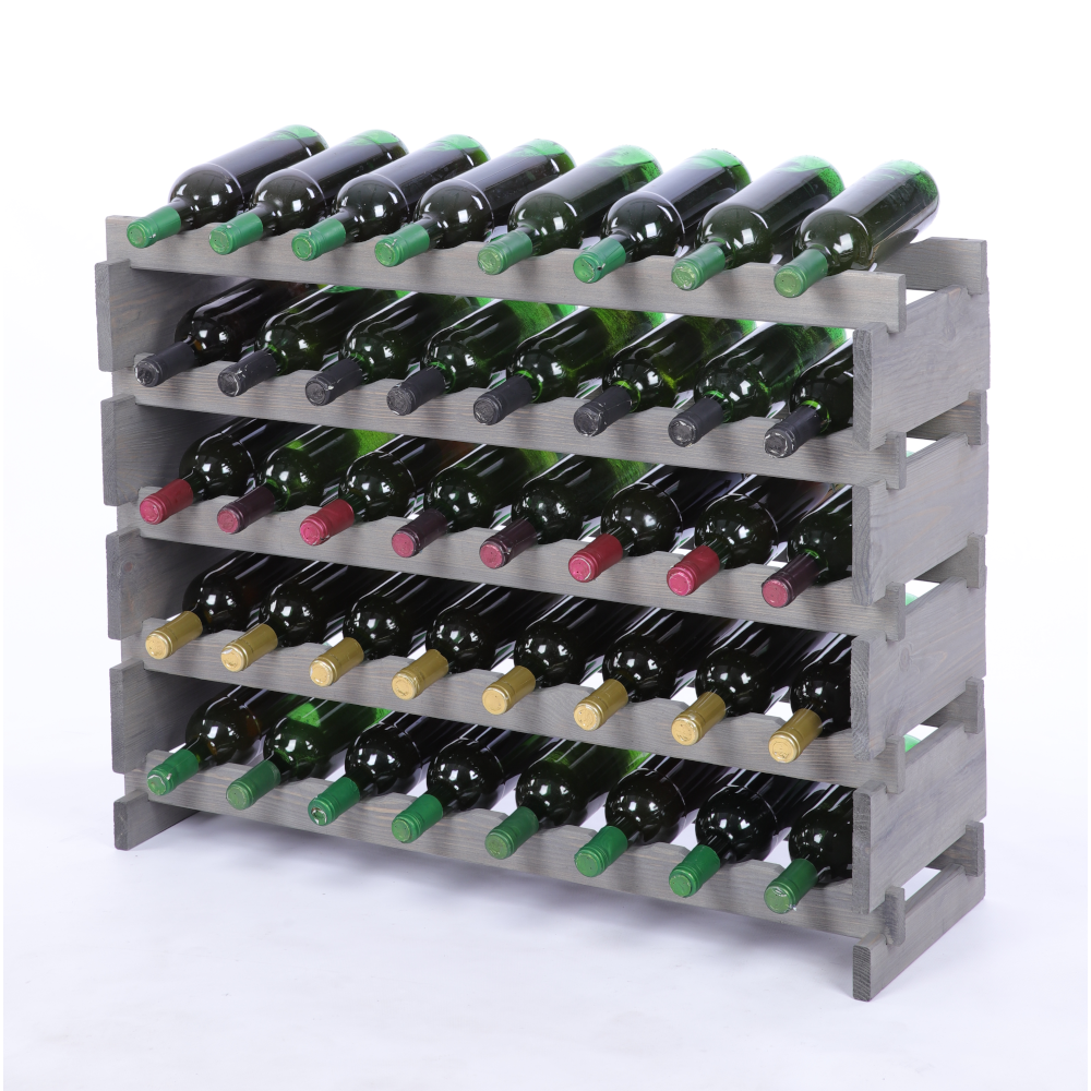 Stojak na wino regał modułowy na butelki 5x8 but BUDUJ JAK KLOCKI EKO