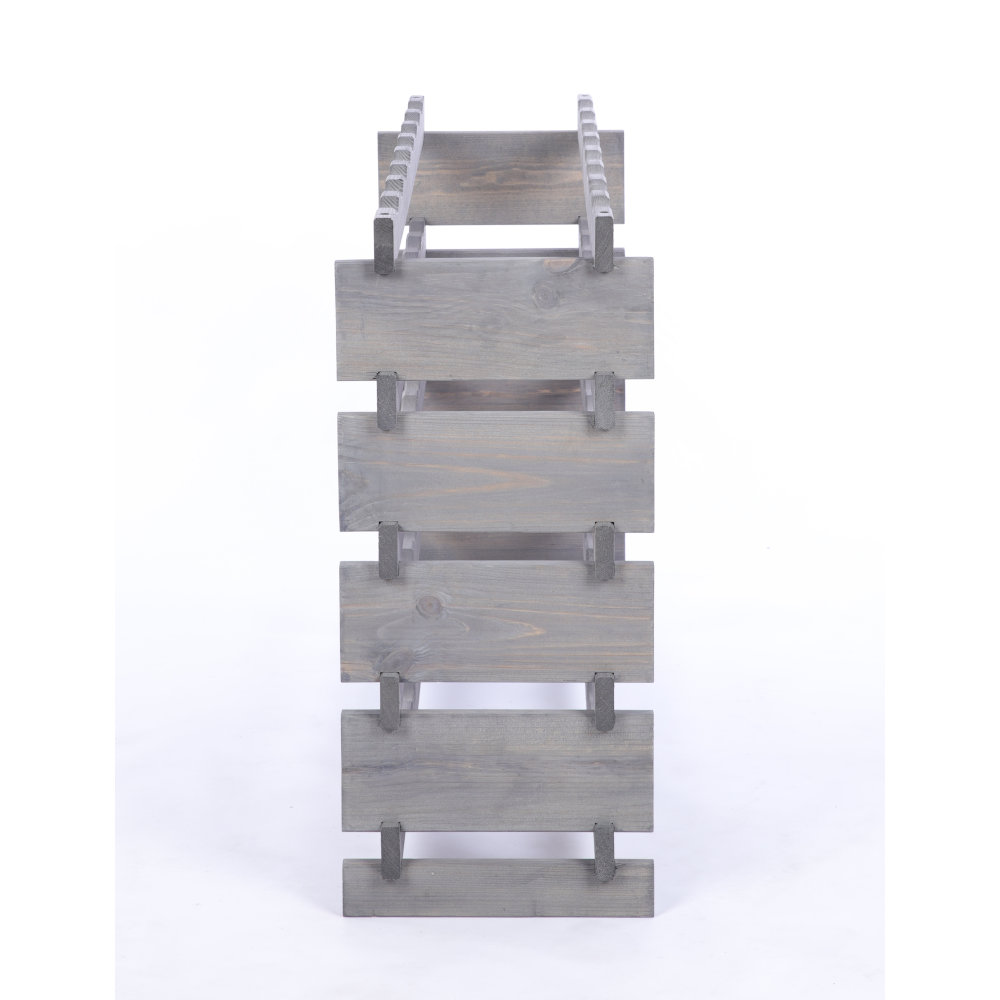 Stojak na wino regał modułowy na butelki 5x8 but BUDUJ JAK KLOCKI EKO