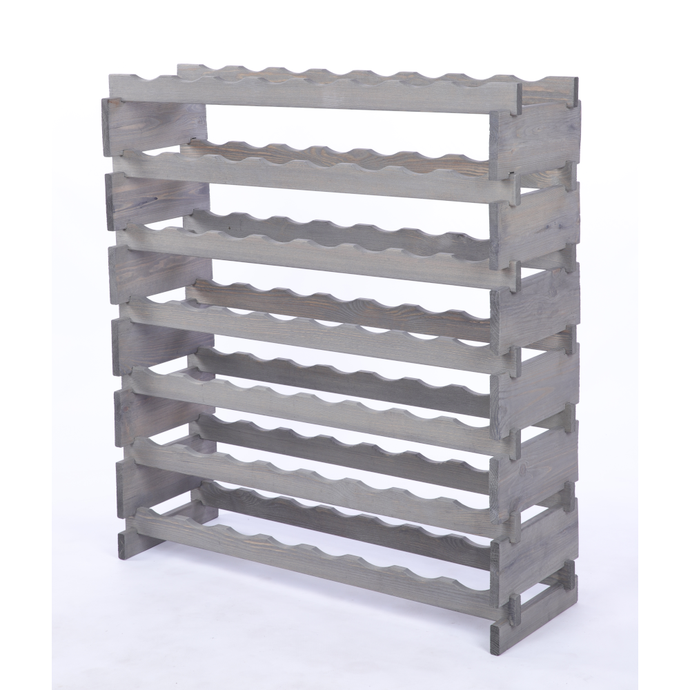 Stojak na wino regał modułowy na butelki 7x8 but BUDUJ JAK KLOCKI EKO