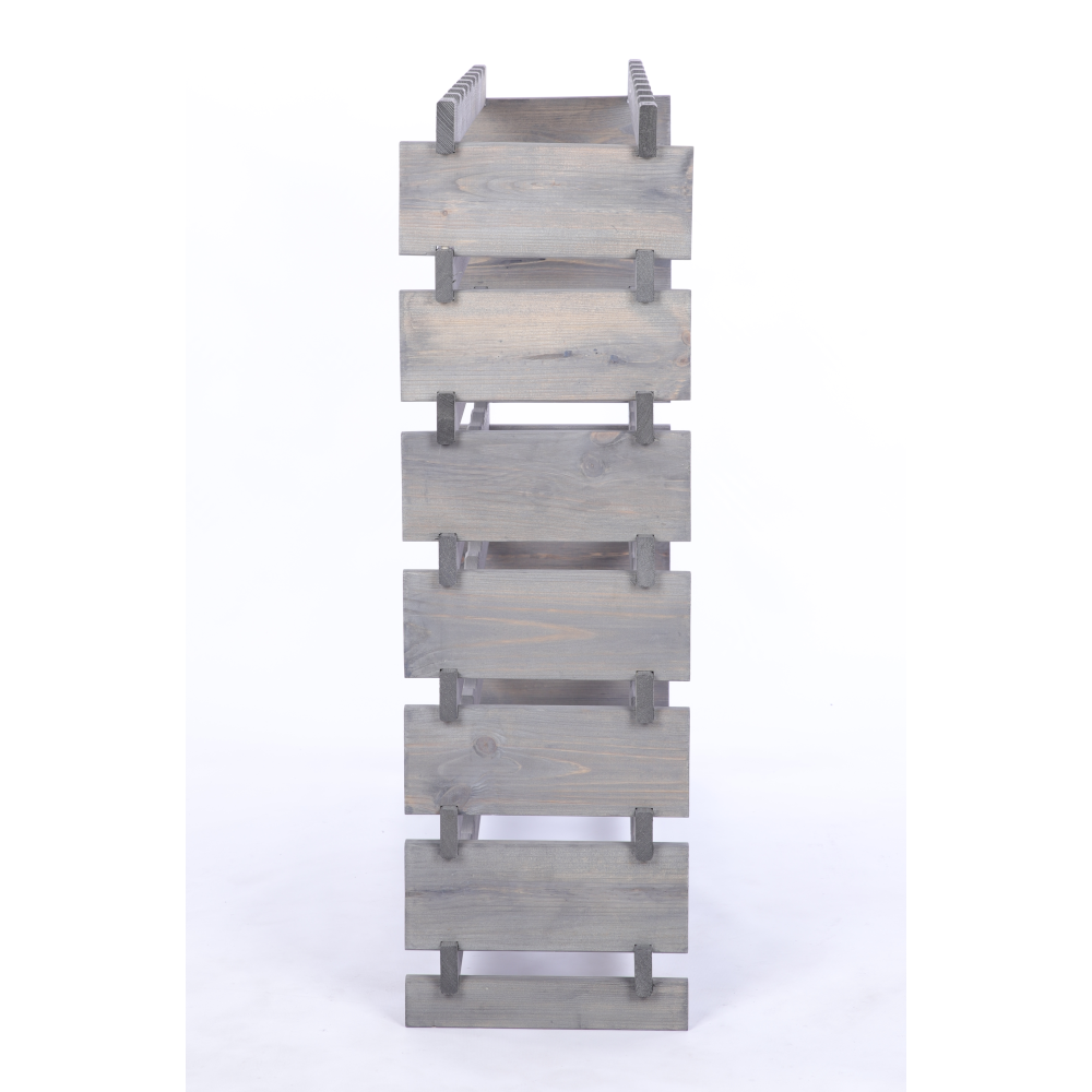 Stojak na wino regał modułowy na butelki 7x8 but BUDUJ JAK KLOCKI EKO