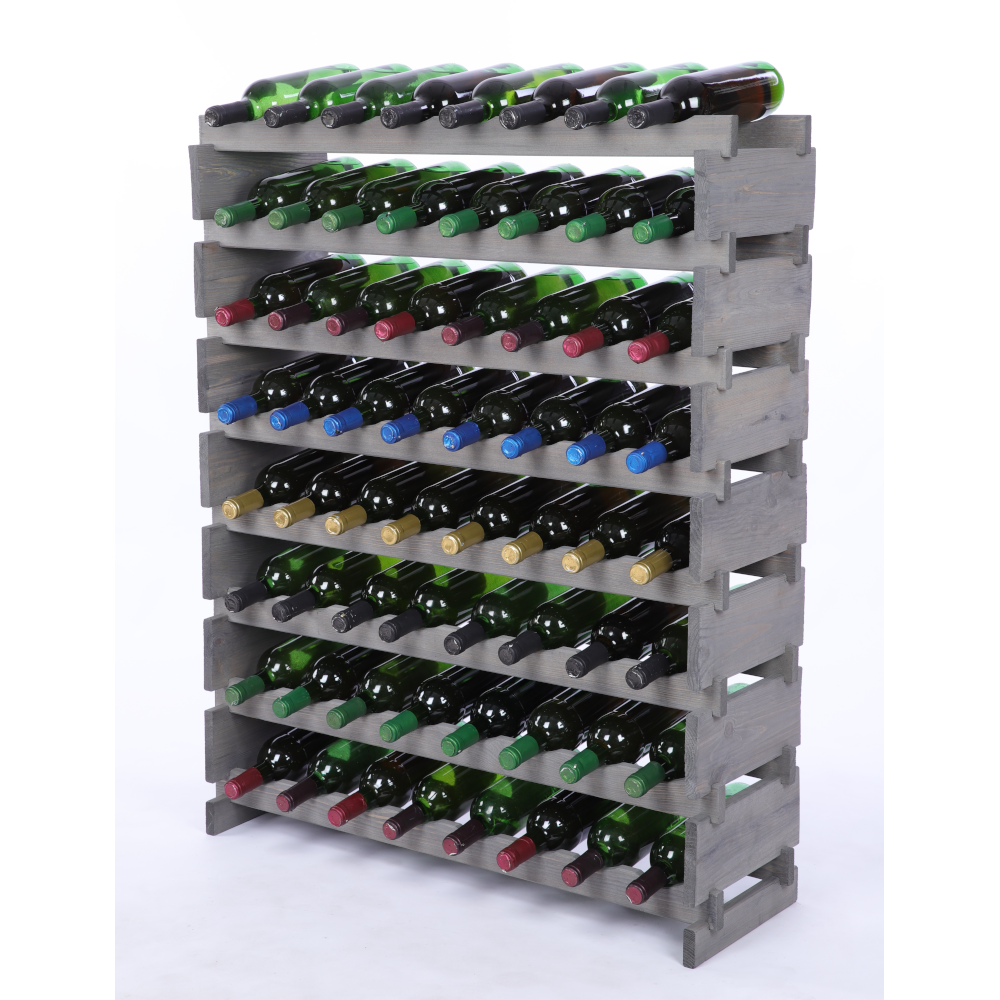 Stojak na wino regał modułowy na butelki 8x8 but WSZYSTKIE TYPY BUTELEK