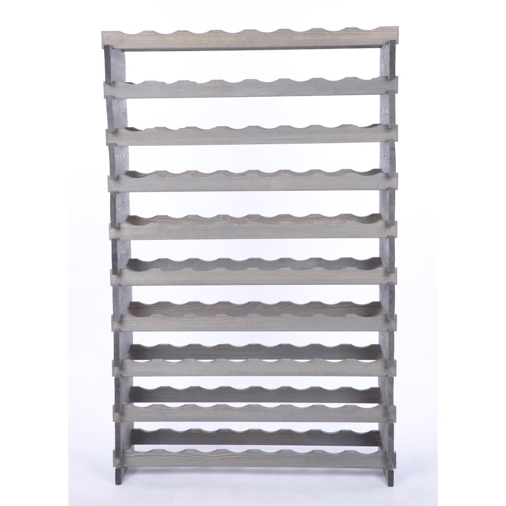 Stojak na wino regał modułowy na butelki 10x8 but DUŻY MONTAŻ BEZ NARZĘDZI