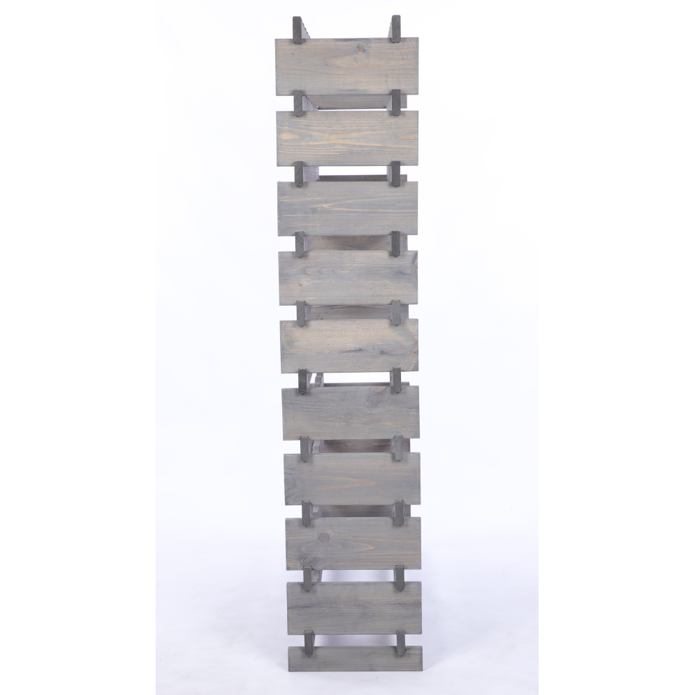 Stojak na wino regał modułowy na butelki 10x8 but DUŻY MONTAŻ BEZ NARZĘDZI