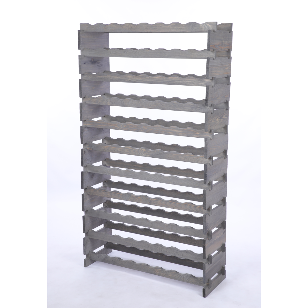 Stojak na wino regał modułowy na butelki 11x8 but DUŻY MONTAŻ BEZ NARZĘDZI